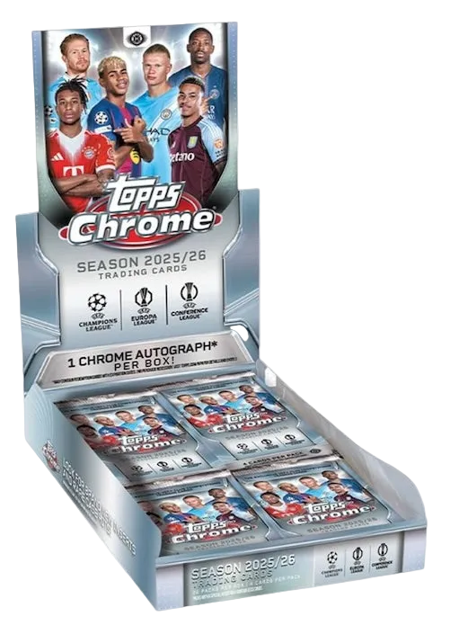 2025-26 Topps Chrome UCC Soccer Hobby Case Break 1 PYT 3 – Castro