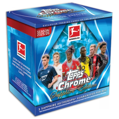 2025-26 Bundesliga Sapphire Soccer Personal Box #1 – Castro Collects 2025-26 Bundesliga Sapphire Soccer Personal Box #1 – Castro Collects