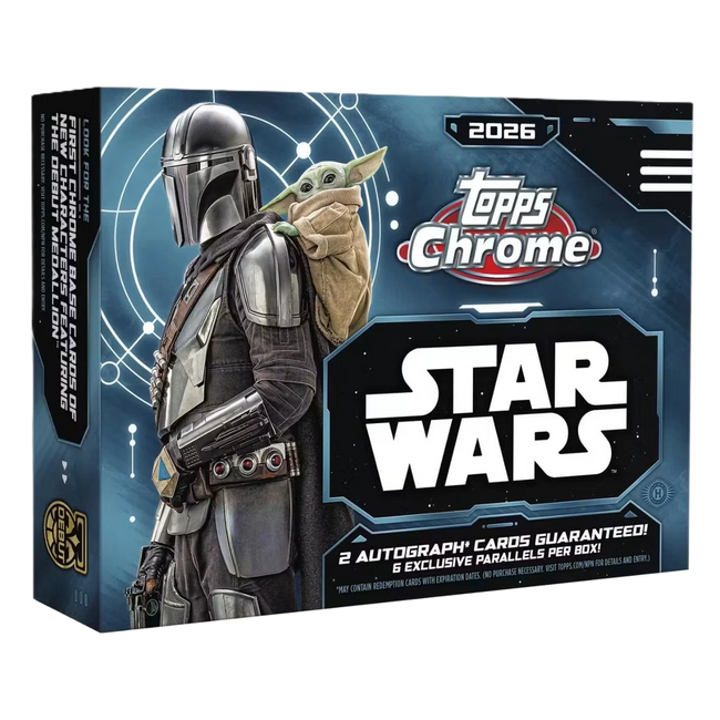 2026 Topps Chrome Star Wars Two Case Breaker's Delight Break PYC 1