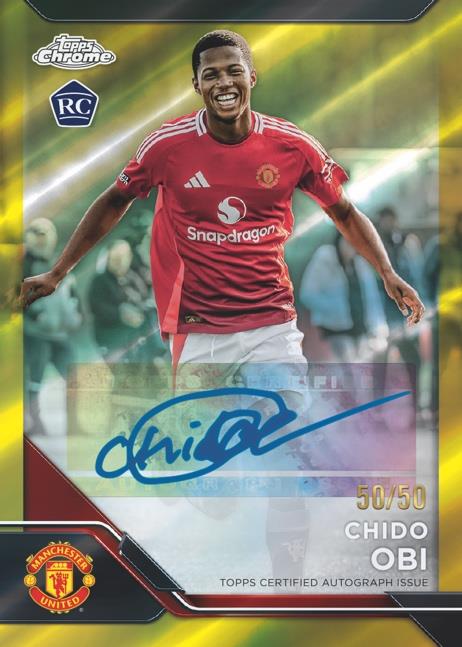2024-25 Topps Chrome Deluxe Edition Manchester United