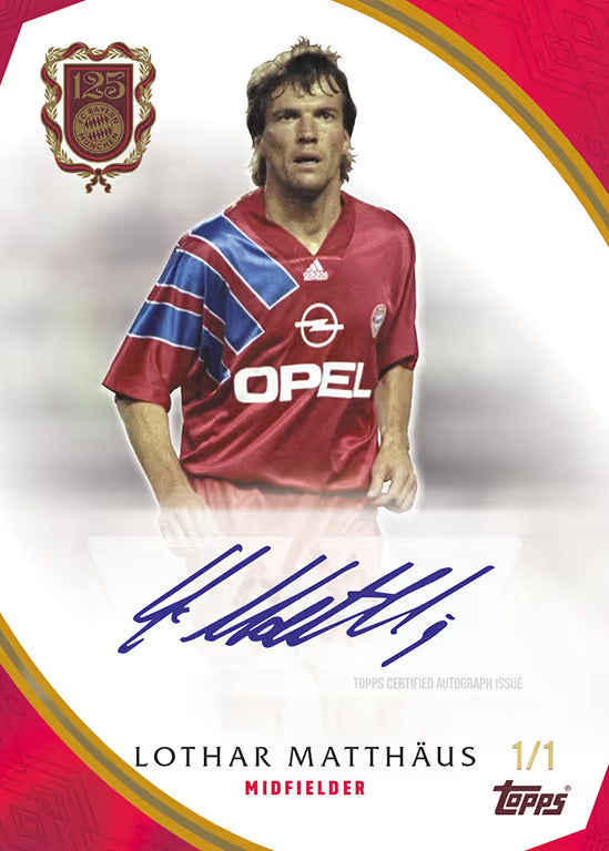 2024-25 Topps FC Bayern München 125 Years Anniversary Random Hit 2