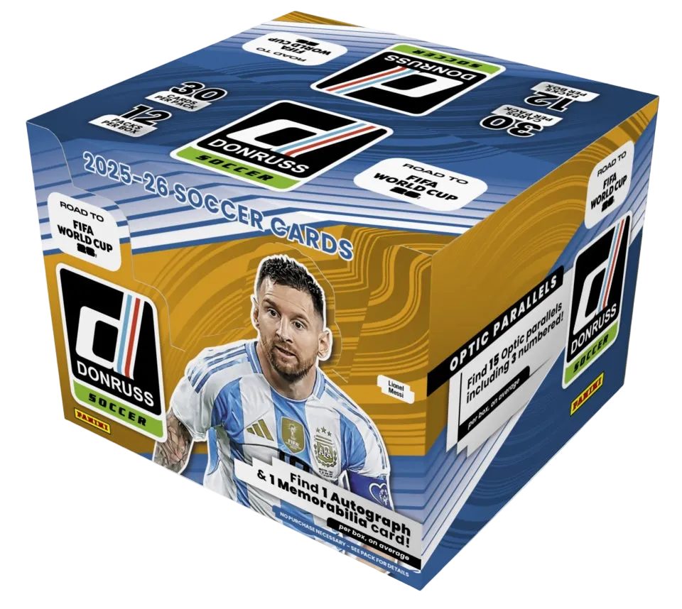 2025-26 Donruss Road to FIFA World Cup '26 12 Box Full Case Break