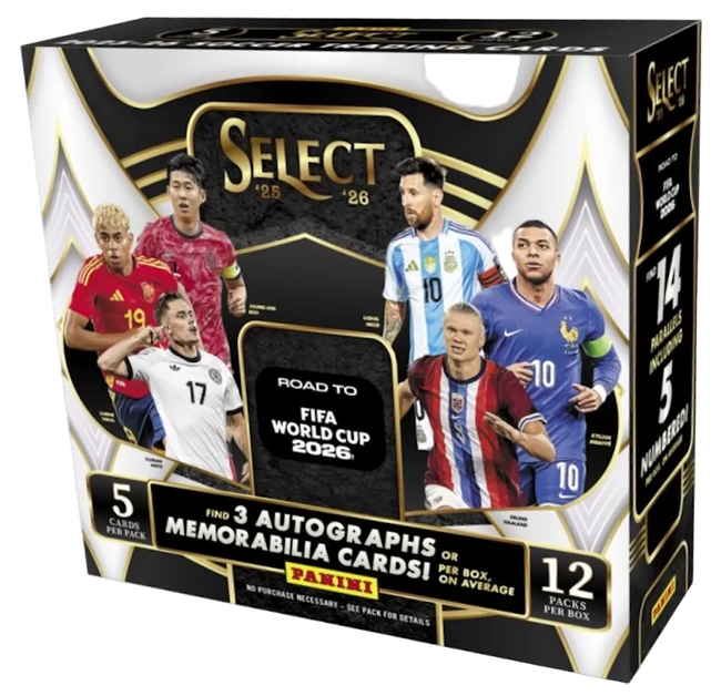 2025-26 Panini Select Road to FIFA World Cup 12 Box Case Break PYT 2