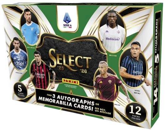 2025-26 Panini Select Serie A 12 Box Case Break PYT 2