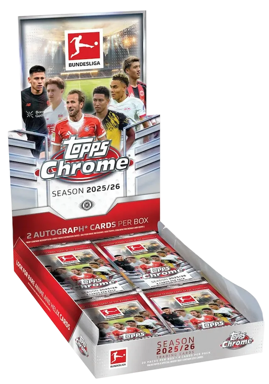 2025-26 Topps Chrome Bundesliga Soccer Hobby Case Break PYT 1
