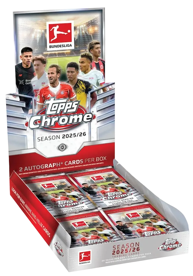2025-26 Topps Chrome Bundesliga Soccer Hobby Case Break PYT 4