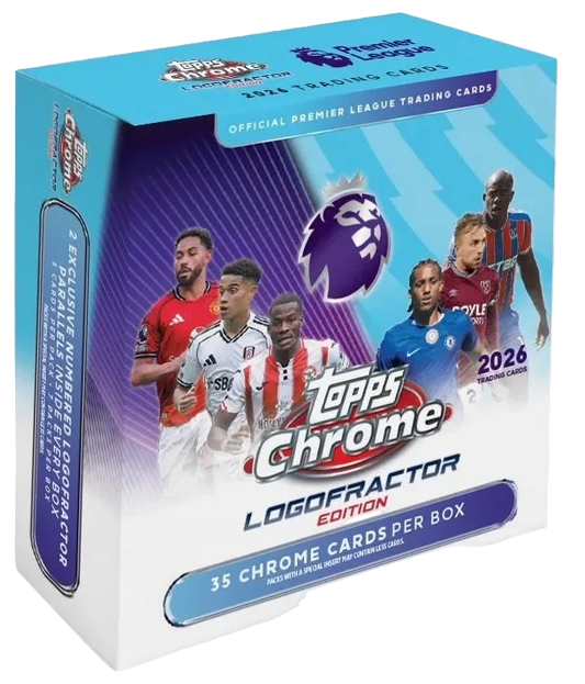 2025-26 Topps Chrome Premier League Logo Fractor 10 Box Break PYT 2