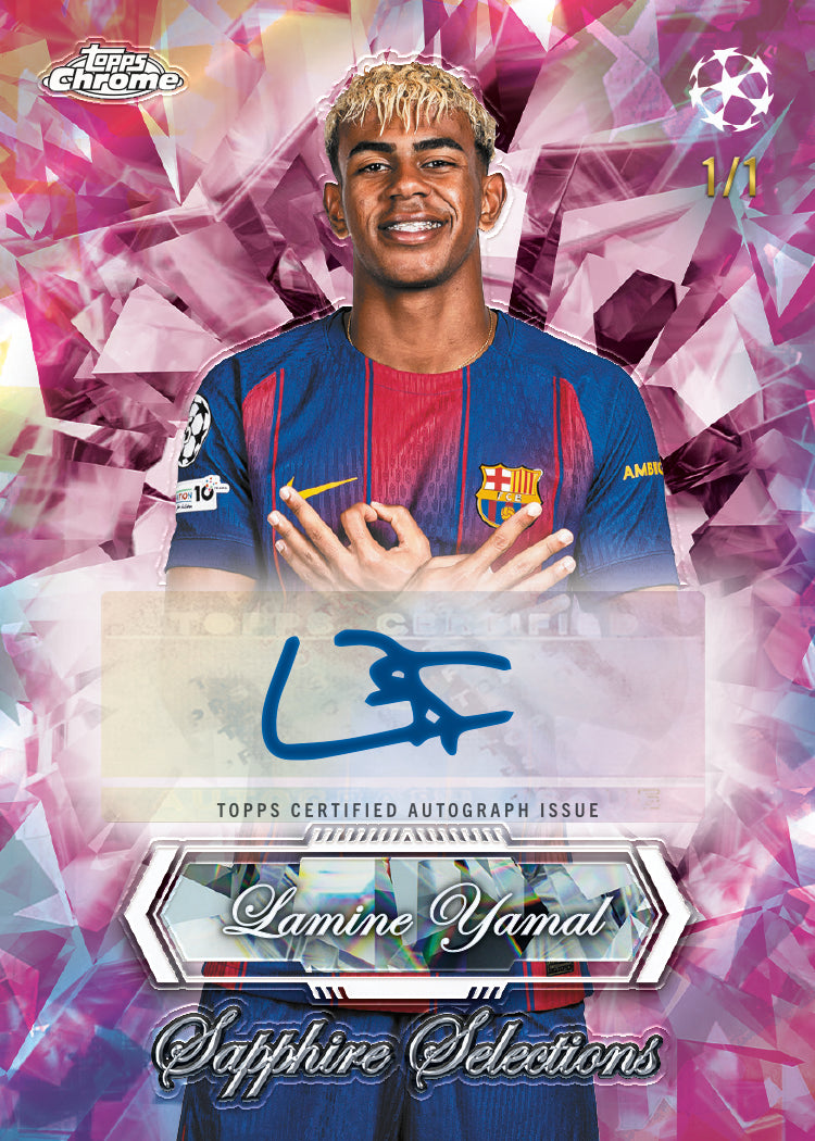 2025-26 Chrome UCC Sapphire Soccer Break PYT 1