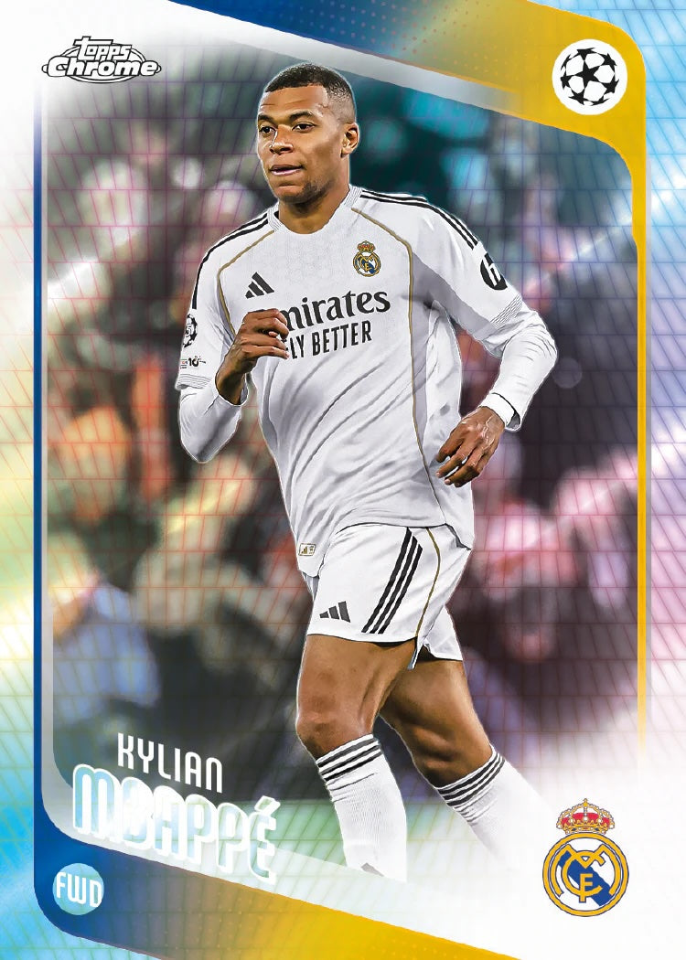 2025-26 Topps Chrome UCC Soccer Jumbo Case Break 1 PYT 3 – Castro