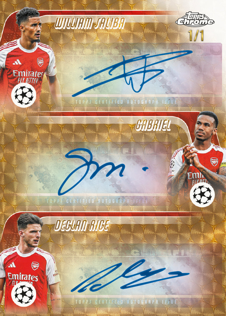 2025-26 Topps Chrome UCC Soccer Jumbo Personal Box #1 – Castro