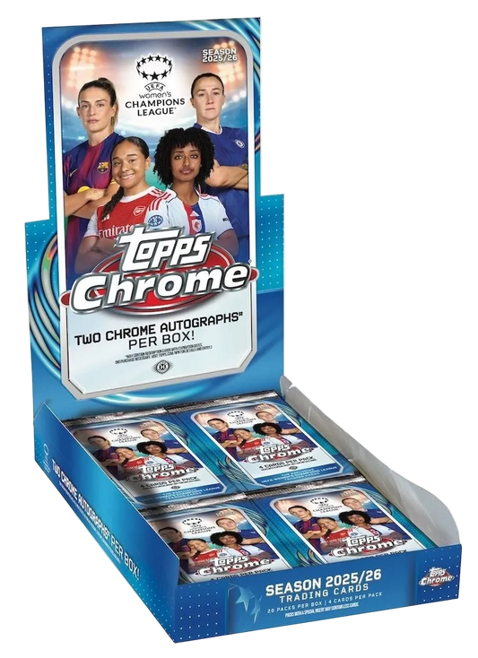 2025-26 Topps Chrome UWCL 12 Box Case PYT 1