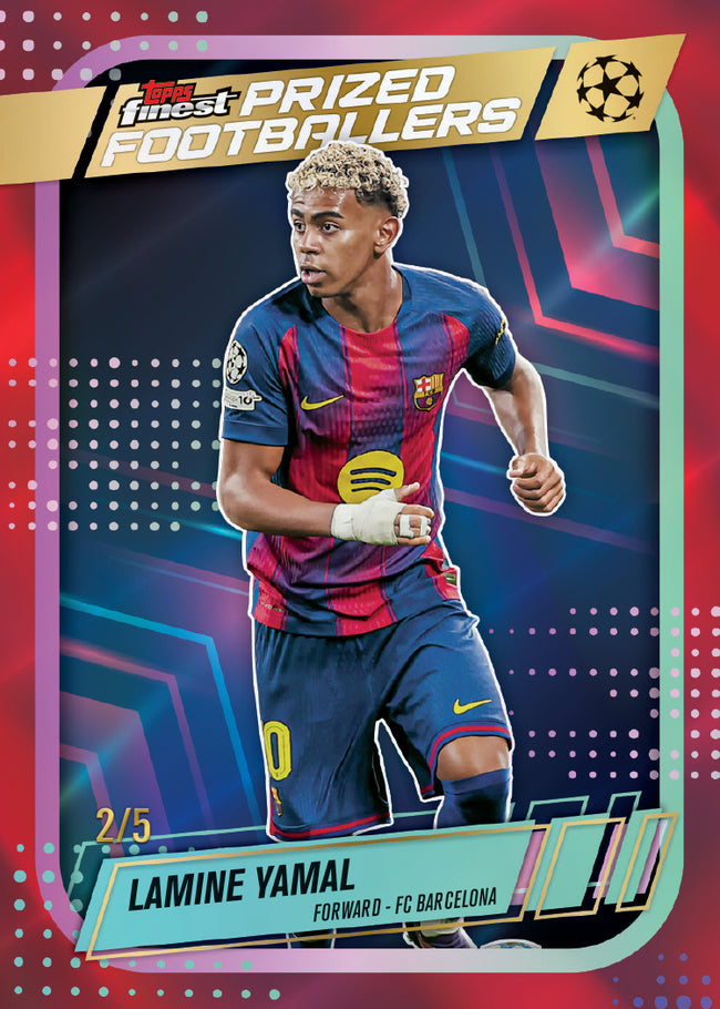 2025-26 Topps Finest UCC Soccer PYT 1
