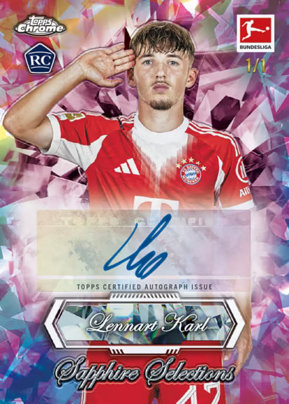 2025-26 Bundesliga Sapphire Soccer Personal Box #1 – Castro Collects