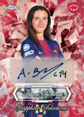 2025-26 Topps Chrome Sapphire UWCL 10 Box Case PYT 2