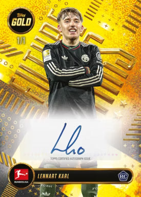2025-26 Topps Gold Bundesliga Soccer Personal Box #1