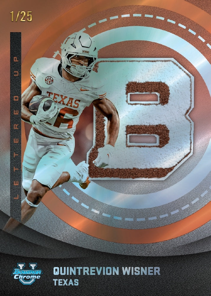 2025 Bowman University Chrome Football Hobby Personal Boxes 2