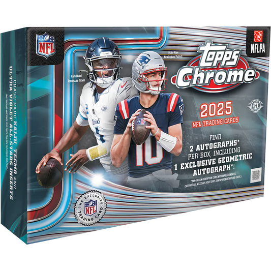 2025 Topps Chrome Football Breaker's Delight 6 Box Case Break PYT 4