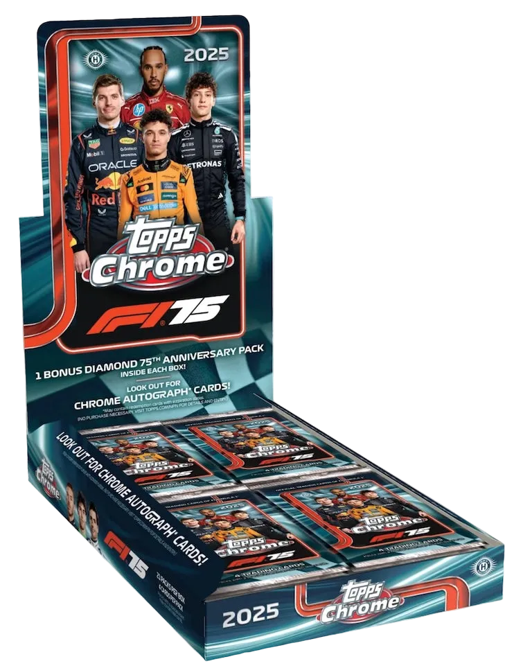2025 Topps Chrome Formula 1 12 Box Case PYD 6