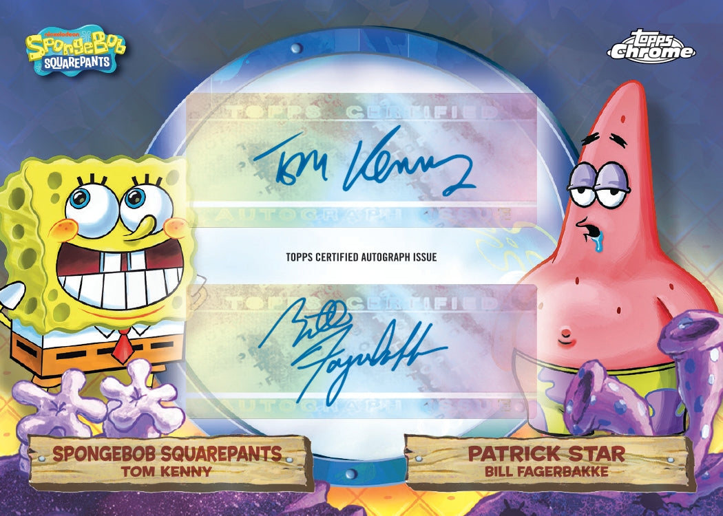 2025 Topps Chrome Sapphire SpongeBob SquarePants 25th Personal Box 1