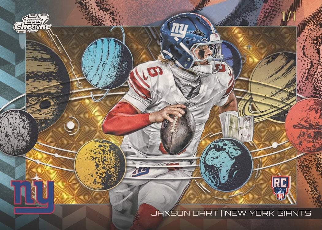 2025 Topps Cosmic Chrome Football 8 Box Case Break PYT 2 – Castro