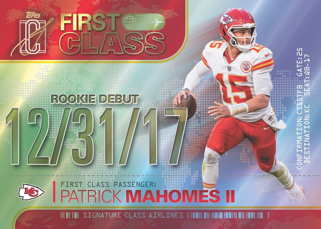 2025 Topps Signature Class Football Hobby Personal Box #1