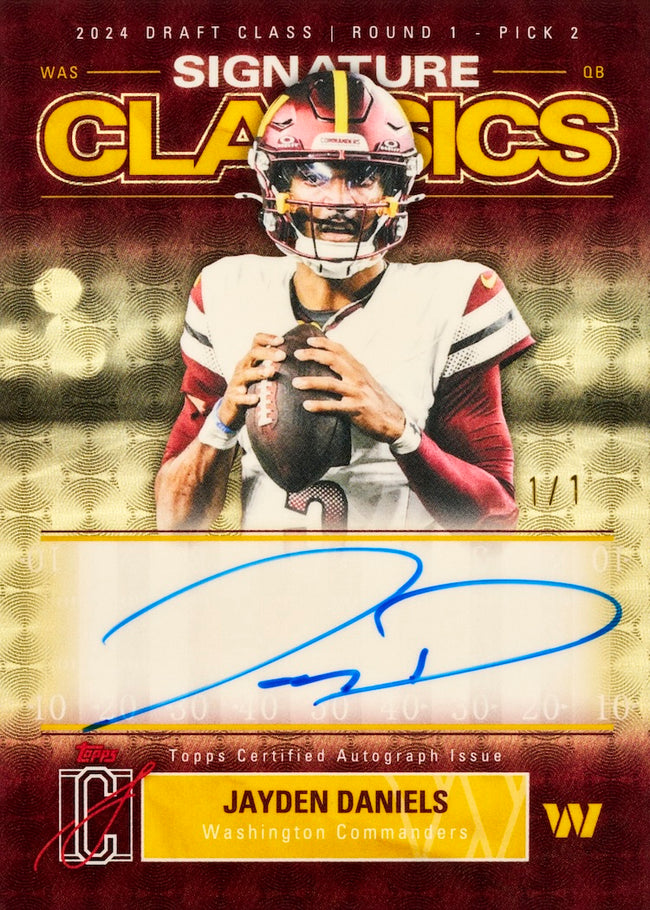 2025 Topps Signature Class Football Hobby Personal Box #1