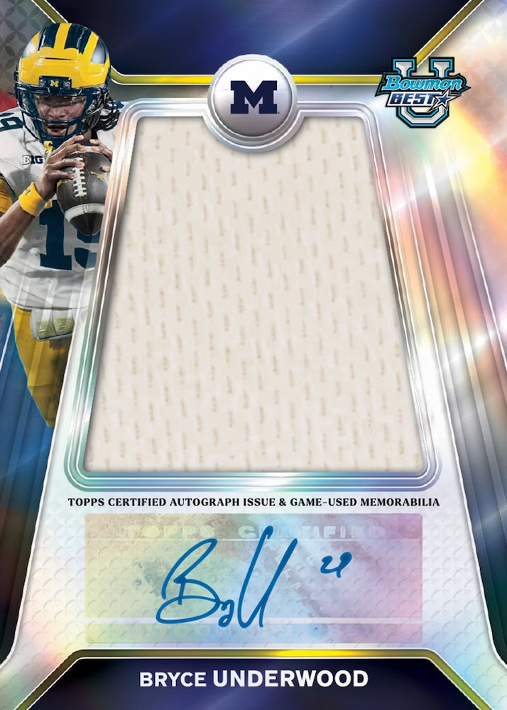2026 Bowman University Best Football Hobby Case Break PYT 1