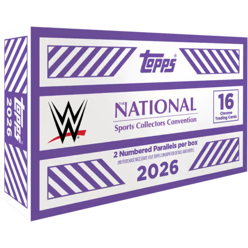 2026 Topps NSCC WWE Wrestling Collection Box