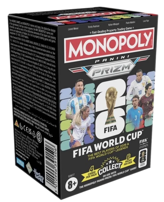 2026 Panini Prizm World Cup Monopoly FIFA Soccer 10 Case 60 Blaster Box Break PYT 1