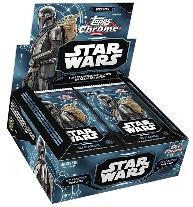 2026 Topps Chrome Star Wars One Case Hobby Break PYC 1
