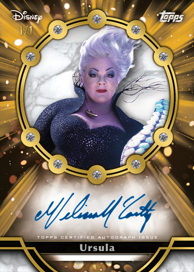 2026 Topps Vault Disney Case Break PYC 1 – Disney Diamonds Auto Melissa McCarthy as Ursula