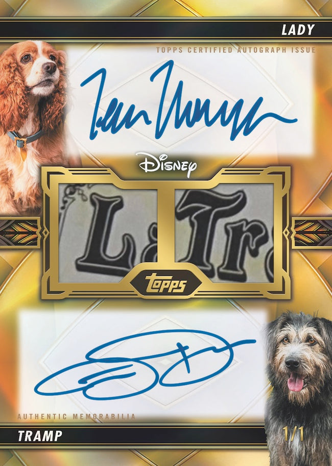 2026 Topps Vault Disney Case Break PYC 1 – Vault Autograph Relic Duals Tessa Thompson + Justin Theroux
