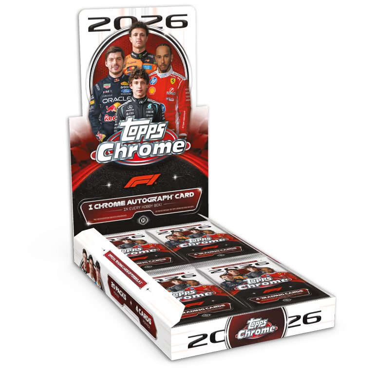 2026 Topps Chrome Formula 1 12 Box Case PYD 2