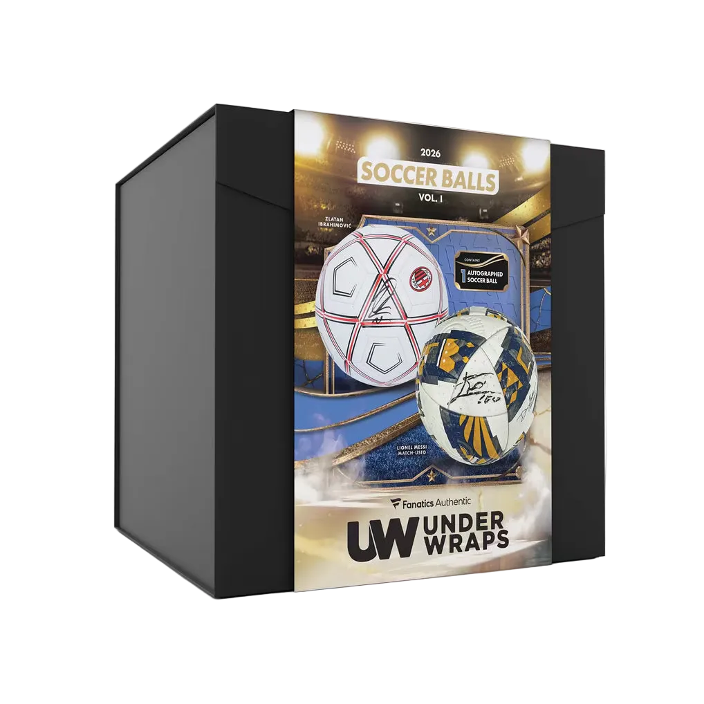 2026 Under Wraps Autographed Soccer Balls - Single Mystery Box #2