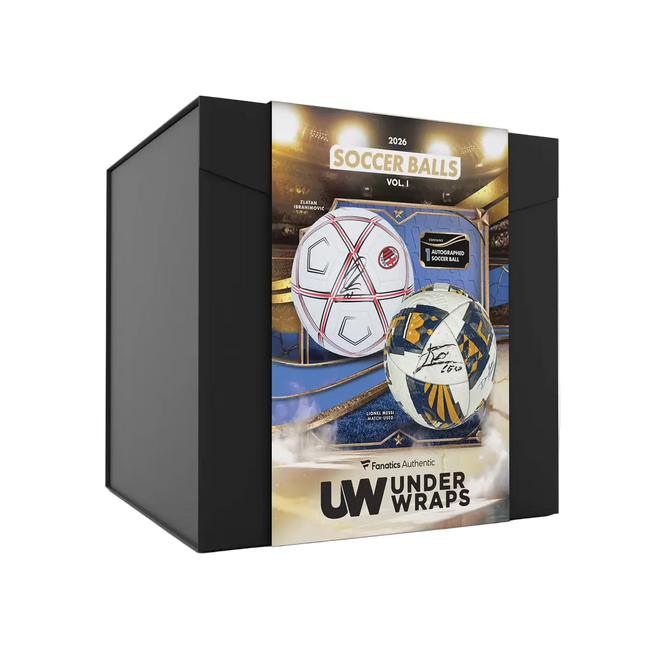 2026 Under Wraps Autographed Soccer Balls - Single Mystery Box #2