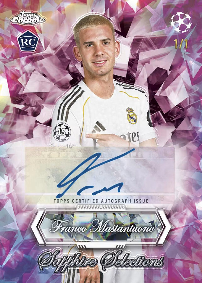 2025-26 Chrome UCC Sapphire Soccer Break PYT 1