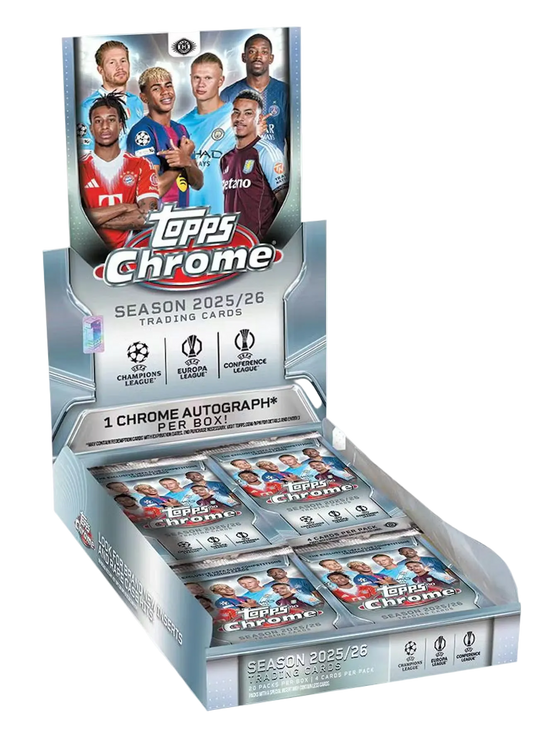 2025-26 Topps Chrome UCC Soccer Hobby Personal Box #2