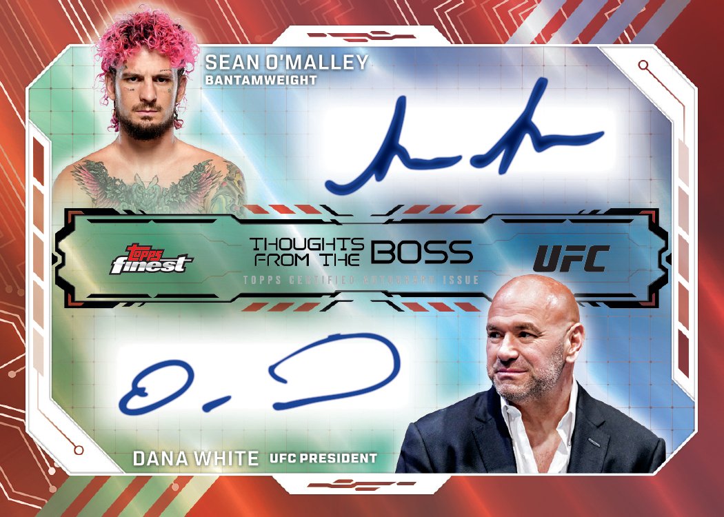 2025 Topps Finest UFC Personal Boxes 2