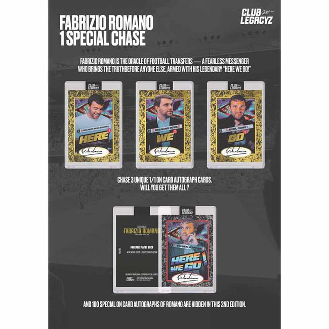 2025 Club Legacyz Icons Soccer Second Edition Hobby Box Personals 2