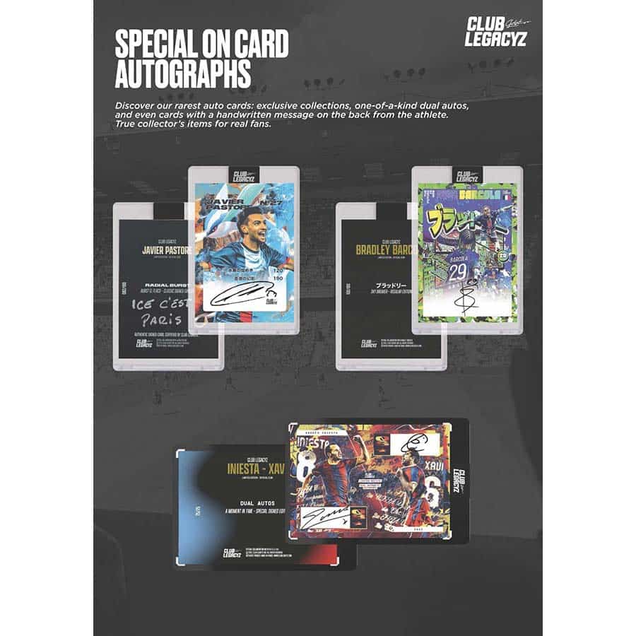 2025 Club Legacyz Icons Soccer Second Edition Hobby Box Personals 2