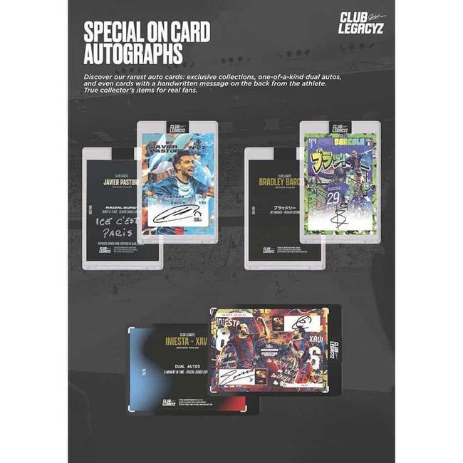 2025 Club Legacyz Icons Soccer Second Edition Hobby Box Personals 2