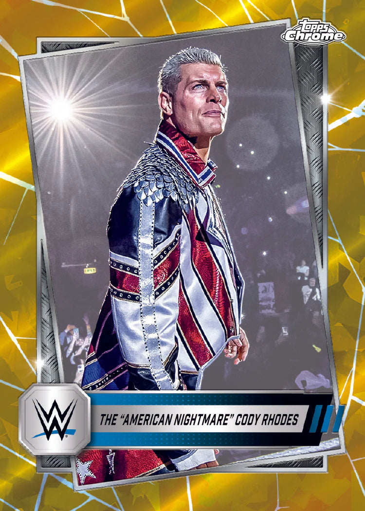 2025 Topps Chrome Sapphire WWE 10 Box Full Case PYW 1