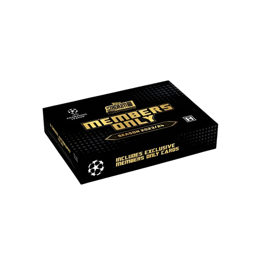 2023-24 Topps Stadium Club Chrome UCL Members Only 12 Box Case VAULT