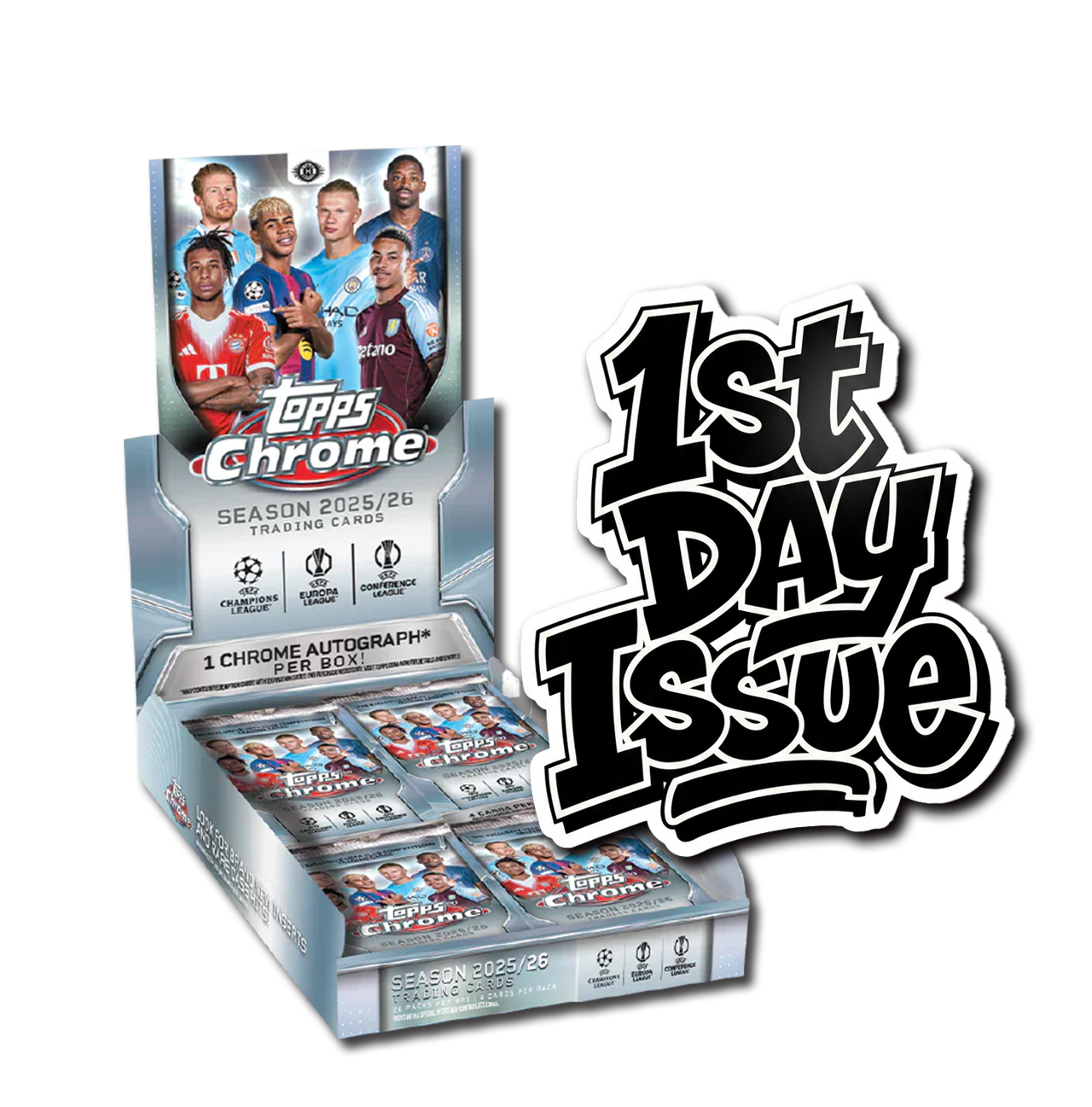 First Day Issue 2025-26 Topps Chrome UCC Soccer Personal Box #6