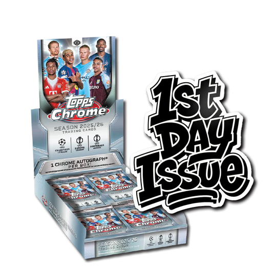 First Day Issue 2025-26 Topps Chrome UCC Soccer Personal Box