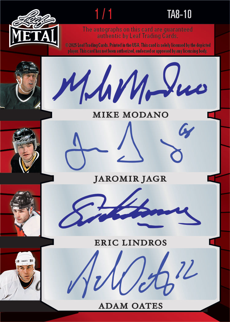 2025 Leaf Metal Hockey Legends Personal Box 1