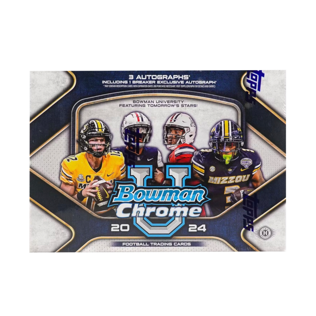 2024 Bowman University Chrome Football Breaker's Delight Break (PYT 3