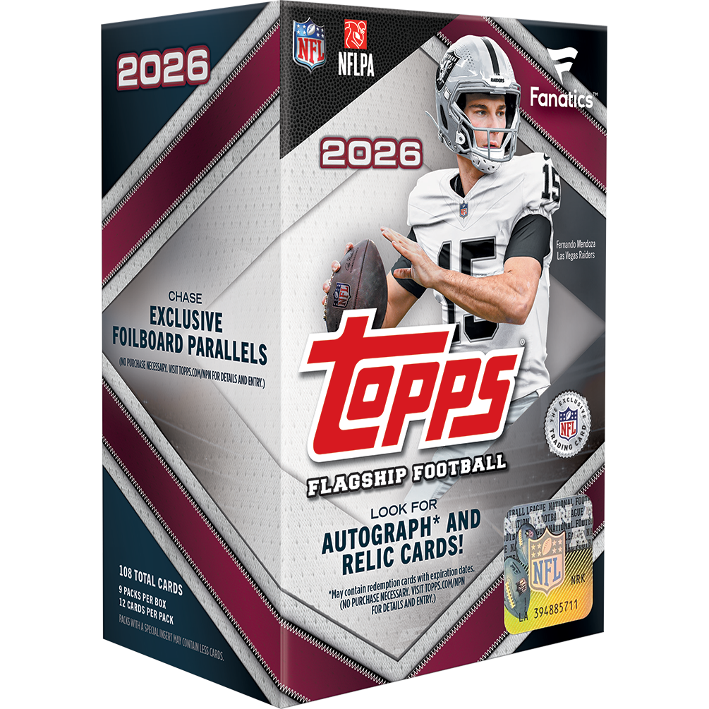 2026 Topps Flagship Football Fanatics Exclusive 16 Blaster Break PYT 1