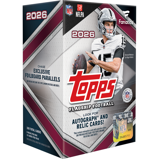 2026 Topps Flagship Football Fanatics Exclusive 16 Blaster Break PYT 1
