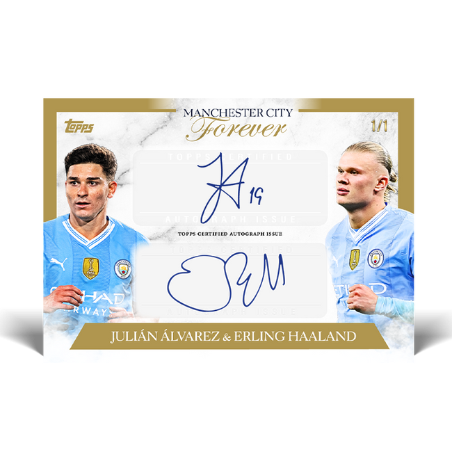 2023-24 Topps Manchester City Forever Personal Box #1